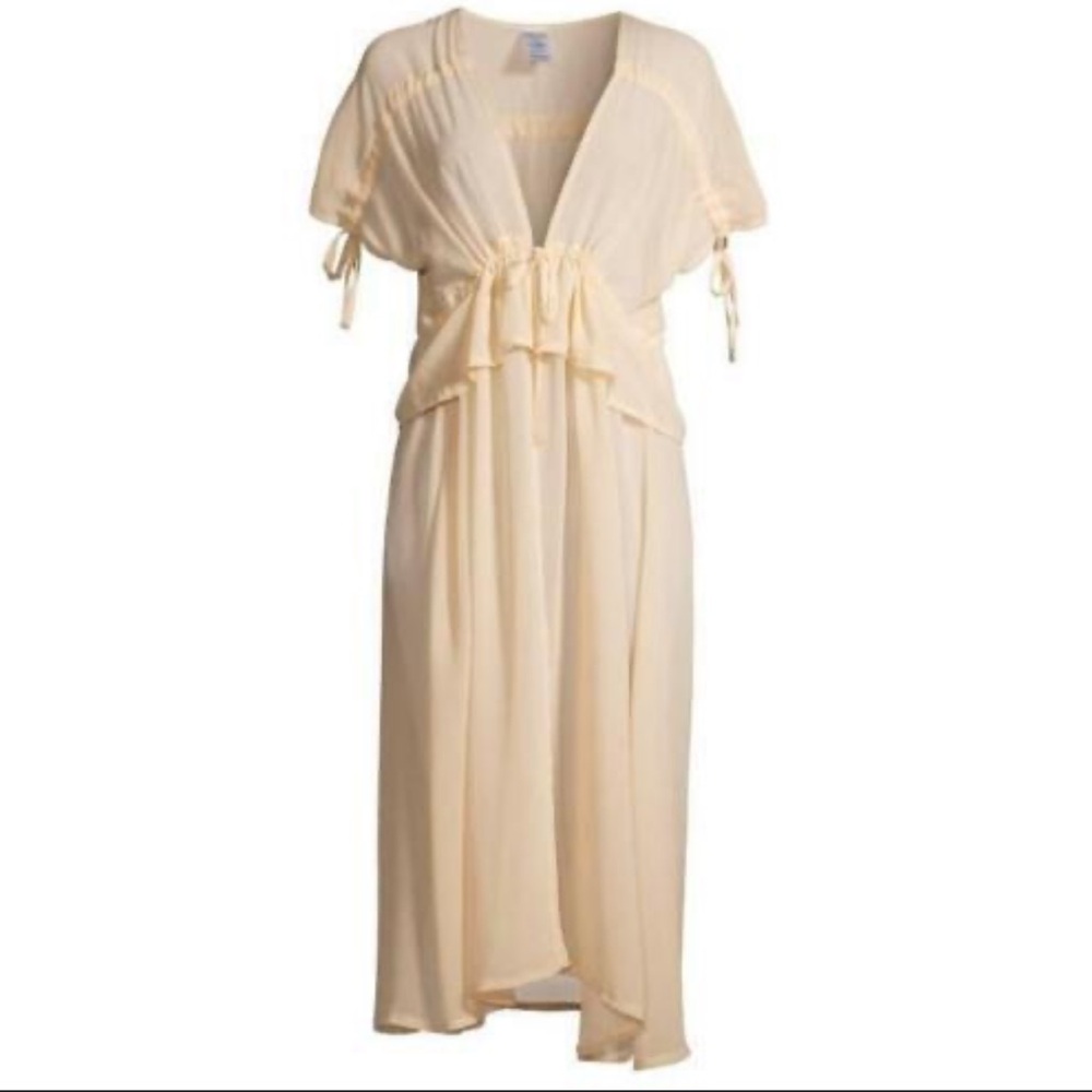 Time & Tru women’s Sheer Cream Chiffon Kimono
